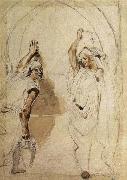 Two Women at the Well Eugene Delacroix
